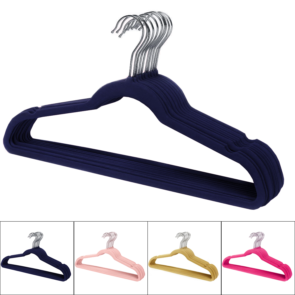 Sunbeam 10 Pack No Slip Velvet Suit Dress Shirt Hanger | eBay