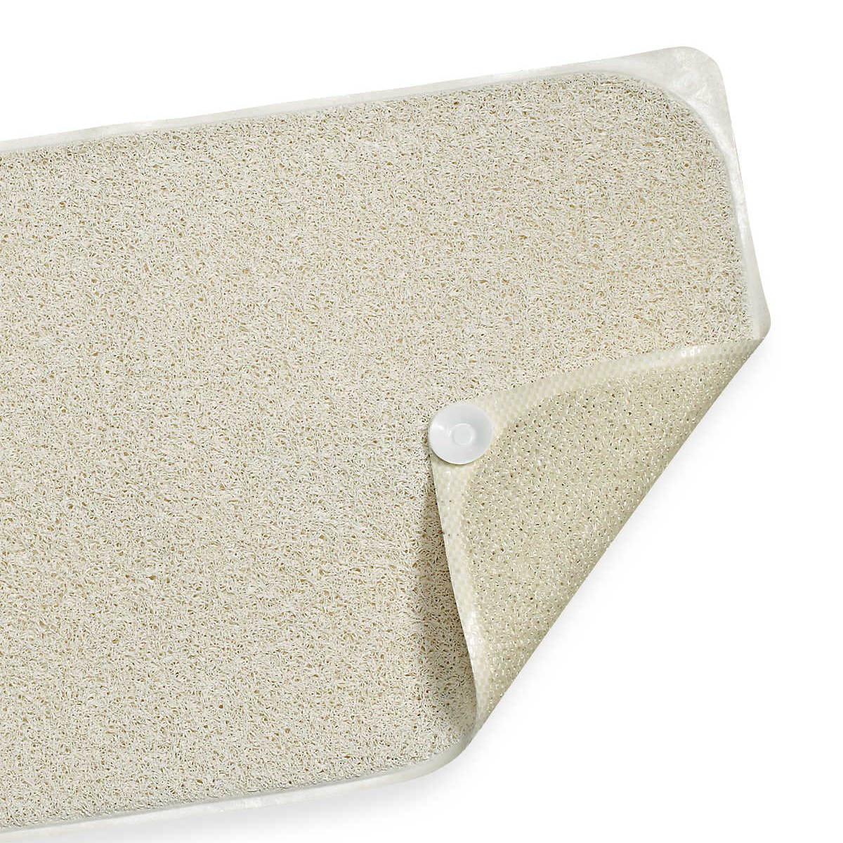 Premium Woven Loofah Non Slip Bathtub Shower Mat 17.25" x 29.5" 5