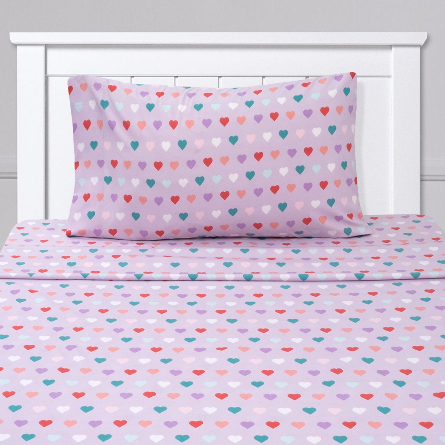 hearts-kids-sheet-set-purple-multi-color-twin-twin-xl-full-ebay