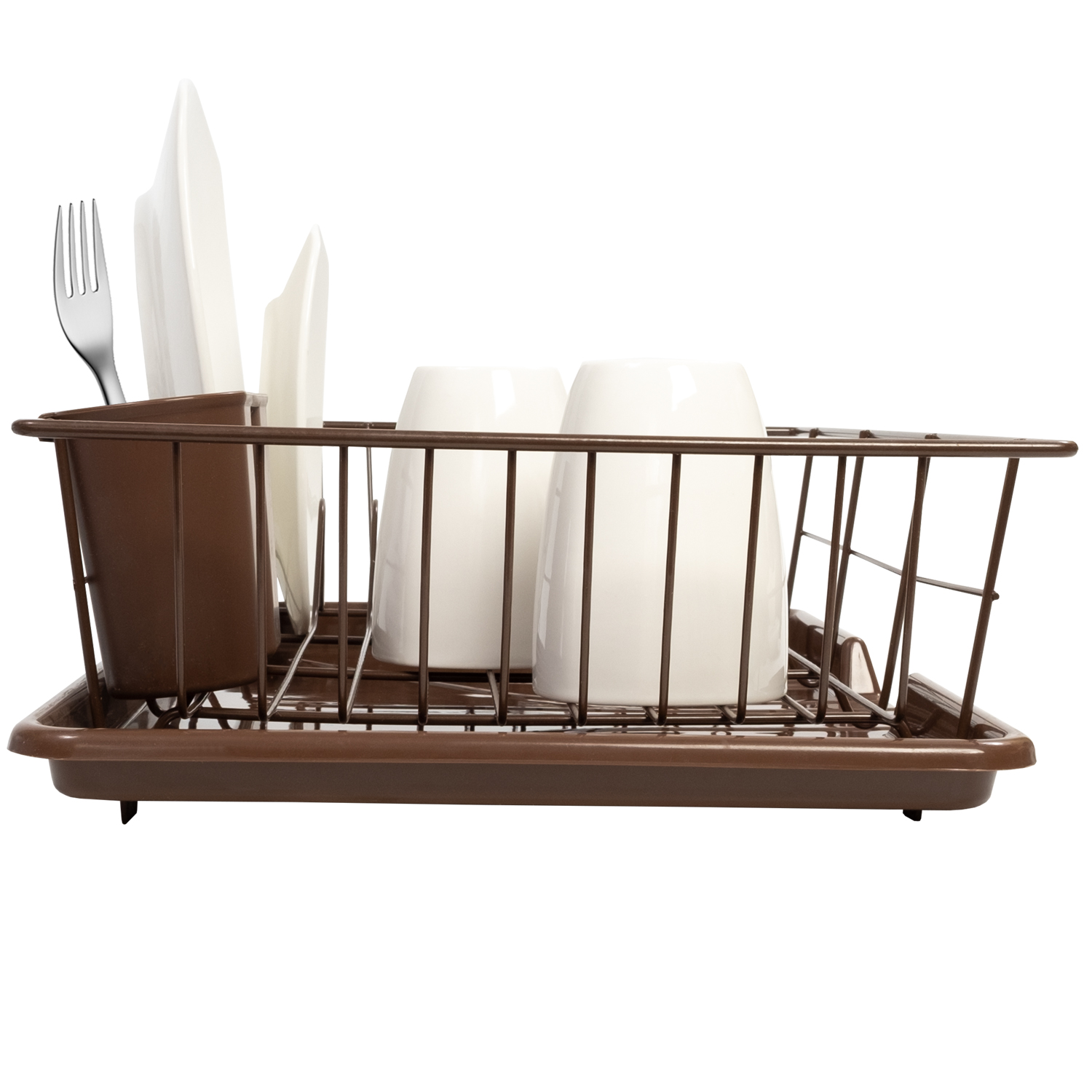 Home Basics 3Piece Kitchen Sink Dish Drainer Set Bronze eBay