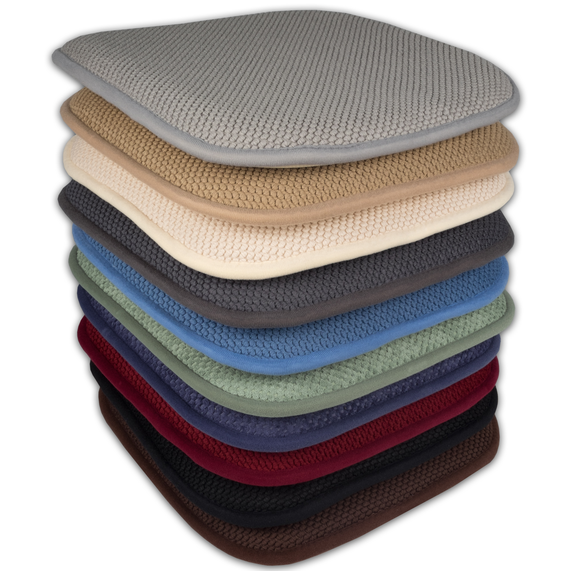 Memory foam non slip chair cushions